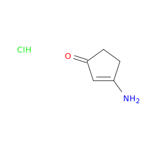 2-Cyclopenten-1-one, 3-amino-, hydrochloride