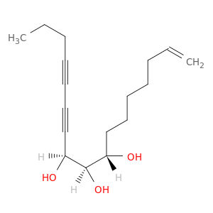 1-Heptadecene-11,13-diyne-8,9,10-triol, (8S,9R,10S)-
