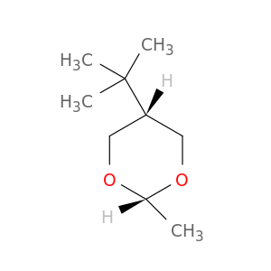 1,3-Dioxane, 5-(1,1-dimethylethyl)-2-methyl-, cis-