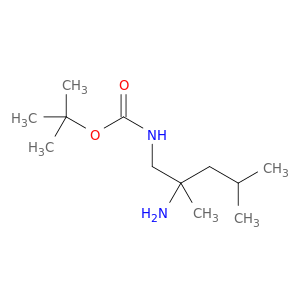氨基甲酸,N-(2-氨基-2,4-二甲基戊基)-,1,1-二甲基乙酯