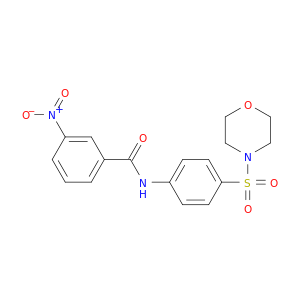 Benzamide, N-[4-(4-morpholinylsulfonyl)phenyl]-3-nitro-