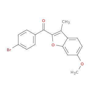 (4-Bromophenyl)(6-methoxy-3-methylbenzofuran-2-yl)methanone