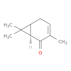 Bicyclo[4.1.0]hept-3-en-2-one, 3,7,7-trimethyl-, (1R)-