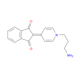 1H-Indene-1,3(2H)-dione, 2-[1-(3-aminopropyl)-4(1H)-pyridinylidene]-