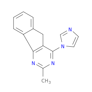 5H-Indeno[1,2-d]pyrimidine, 4-(1H-imidazol-1-yl)-2-methyl-