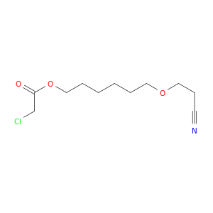 Acetic acid, chloro-, 6-(2-cyanoethoxy)hexyl ester