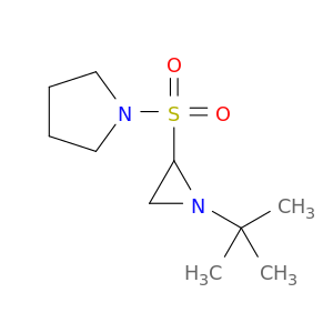Pyrrolidine, 1-[[1-(1,1-dimethylethyl)-2-aziridinyl]sulfonyl]-