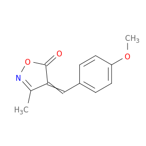 5(4H)-Isoxazolone, 4-[(4-methoxyphenyl)methylene]-3-methyl-