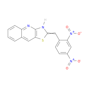 Thiazolo[4,5-b]quinoline, 2-[(2,4-dinitrophenyl)methylene]-2,3-dihydro-
