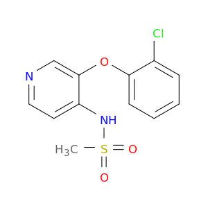 Methanesulfonamide, N-[3-(2-chlorophenoxy)-4-pyridinyl]-