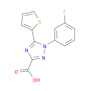 1-(3-Fluorophenyl)-5-(Thiophen-2-Yl)-1h-1,2,4-Triazole-3-Carboxylic Acid