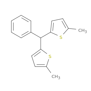Thiophene, 2,2'-(phenylmethylene)bis[5-methyl-