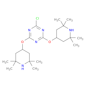 1,3,5-Triazine, 2-chloro-4,6-bis[(2,2,6,6-tetramethyl-4-piperidinyl)oxy]-