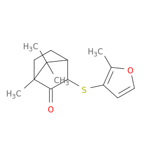 Bicyclo[2.2.1]heptan-2-one, 1,7,7-trimethyl-3-[(2-methyl-3-furanyl)thio]-