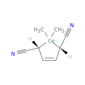 1H-Germole-2,5-dicarbonitrile, 2,5-dihydro-1,1-dimethyl-, cis-