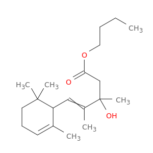 丁基3-羟基-3,4-二甲基-5-(2,6,6-三甲基-2-环己酮-1-基)-4-戊烯酸酯