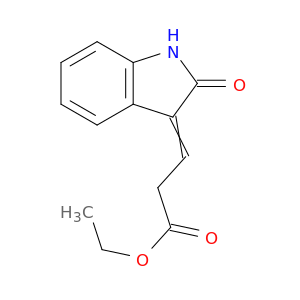 Propanoic acid, 3-(1,2-dihydro-2-oxo-3H-indol-3-ylidene)-, ethyl ester