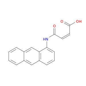 2-Butenoic acid, 4-(1-anthracenylamino)-4-oxo-, (2Z)-
