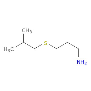3-[(2-methylpropyl)sulfanyl]propan-1-amine