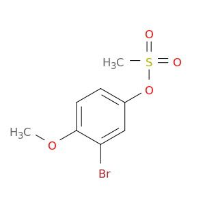 苯酚,3-溴-4-甲氧基-,1-甲磺酸盐