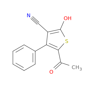 5-乙酰基-2-羟基-4-苯基-3-噻吩羰基腈