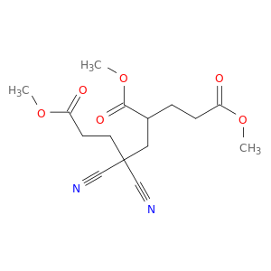1,3,7-Heptanetricarboxylic acid, 5,5-dicyano-, trimethyl ester