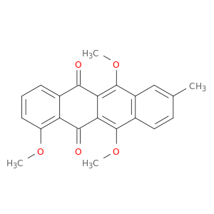 5,12-Naphthacenedione, 1,6,11-trimethoxy-8-methyl-