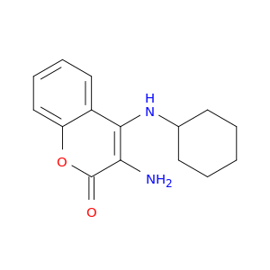 3-AMINO-4-CYCLOHEXYLAMINOCOUMARIN