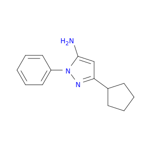 3-Cyclopentyl-1-phenyl-1H-pyrazol-5-amine