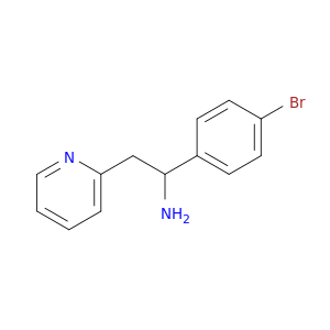 1-(4-Bromophenyl)-2-(pyridin-2-yl)ethan-1-amine