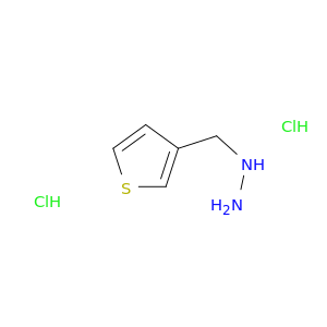 (thiophen-3-ylmethyl)hydrazine dihydrochloride