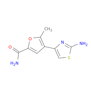 4-(2-amino-1,3-thiazol-4-yl)-5-methylfuran-2-carboxamide