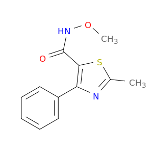 5-Thiazolecarboxamide, N-methoxy-2-methyl-4-phenyl-