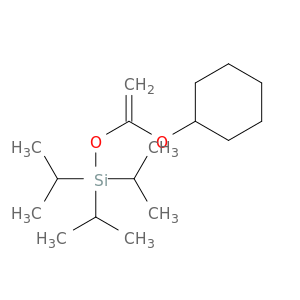 Silane, [[1-(cyclohexyloxy)ethenyl]oxy]tris(1-methylethyl)-