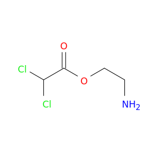 Acetic acid, dichloro-, 2-aminoethyl ester