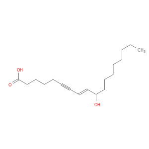 8-Octadecen-6-ynoicacid, 10-hydroxy-, (8E)-
