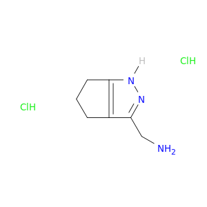 (1,4,5,6-tetrahydrocyclopenta[c]pyrazol-3-ylmethyl)amine dihydrochloride