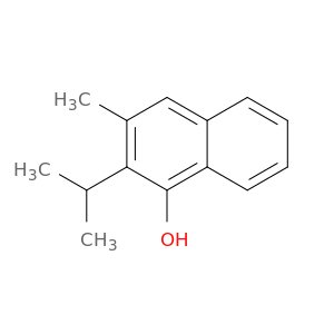 1-Naphthalenol, 3-methyl-2-(1-methylethyl)-