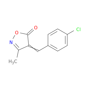 5(4H)-Isoxazolone, 4-[(4-chlorophenyl)methylene]-3-methyl-