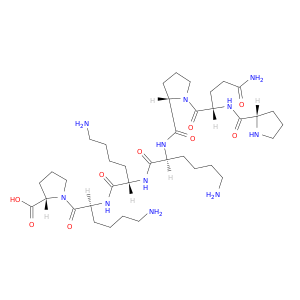 L-Proline, L-prolyl-L-glutaminyl-L-prolyl-L-lysyl-L-lysyl-L-lysyl-