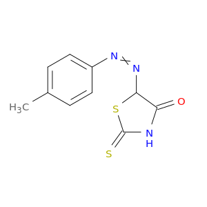 4-Thiazolidinone, 5-[(4-methylphenyl)azo]-2-thioxo-