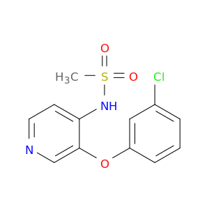 Methanesulfonamide, N-[3-(3-chlorophenoxy)-4-pyridinyl]-