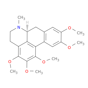 4H-Dibenzo(de,g)quinoline, 5,6,6a,7-tetrahydro-1,2,3,9,10-pentamethoxy-6-methyl-, (S)-