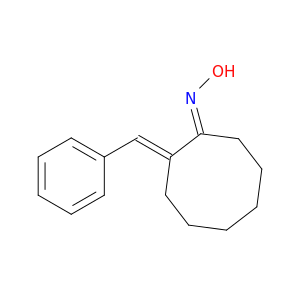 Cyclooctanone, 2-(phenylmethylene)-, oxime, (E,E)-
