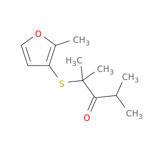 3-Pentanone, 2,4-dimethyl-2-[(2-methyl-3-furanyl)thio]-