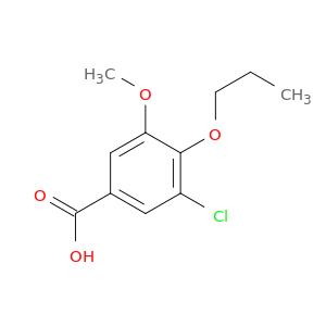 3-Chloro-5-methoxy-4-propoxybenzoic Acid