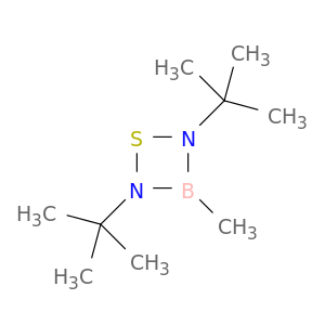 1,2,4,3-Thiadiazaboretidine, 2,4-bis(1,1-dimethylethyl)-3-methyl-