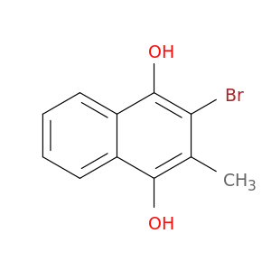 1,4-Naphthalenediol, 2-bromo-3-methyl-