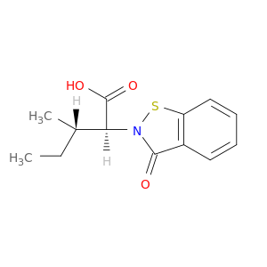 1,2-Benzisothiazole-2(3H)-aceticacid, a-[(1S)-1-methylpropyl]-3-oxo-, (aS)-