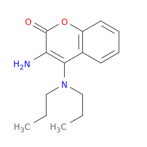 3-AMINO-4-DIPROPYLAMINOCOUMARIN